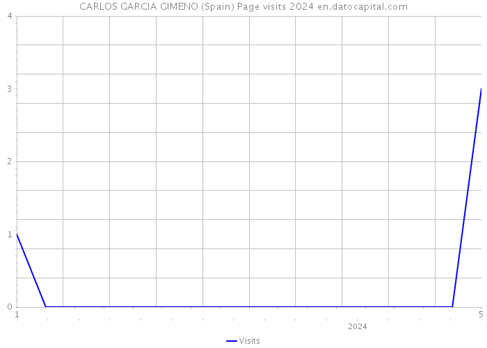 CARLOS GARCIA GIMENO (Spain) Page visits 2024 