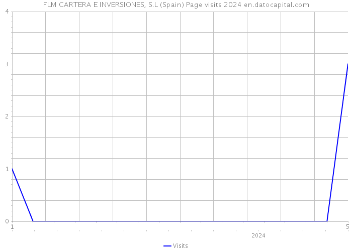 FLM CARTERA E INVERSIONES, S.L (Spain) Page visits 2024 