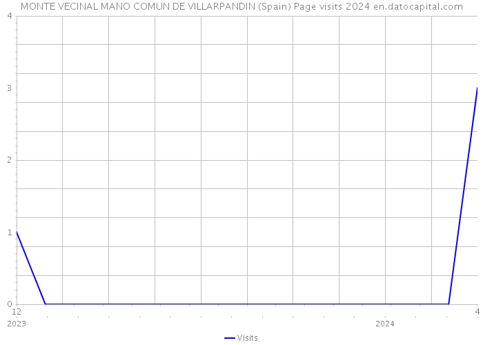 MONTE VECINAL MANO COMUN DE VILLARPANDIN (Spain) Page visits 2024 