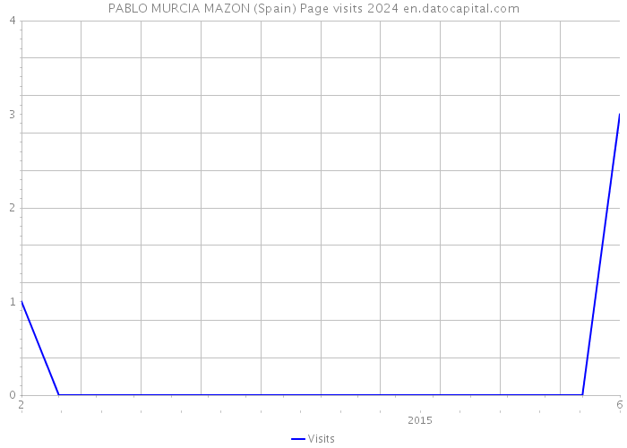 PABLO MURCIA MAZON (Spain) Page visits 2024 