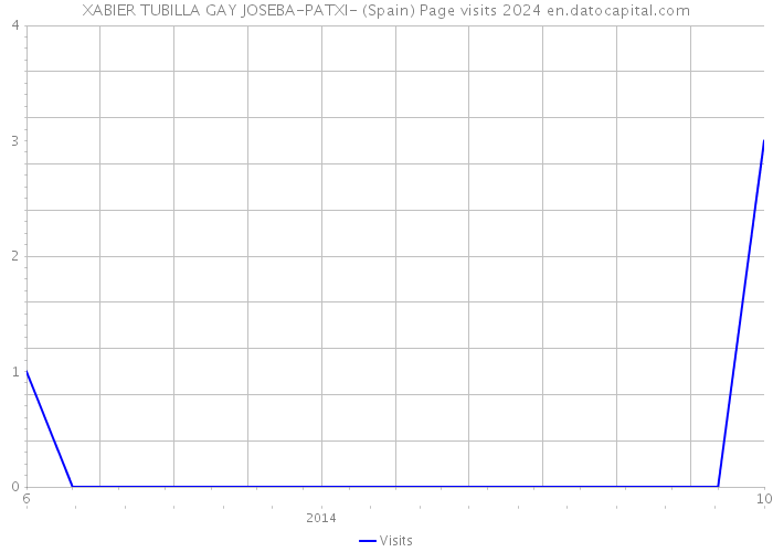 XABIER TUBILLA GAY JOSEBA-PATXI- (Spain) Page visits 2024 