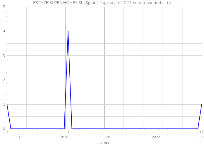 ESTATE SUPER HOMES SL (Spain) Page visits 2024 