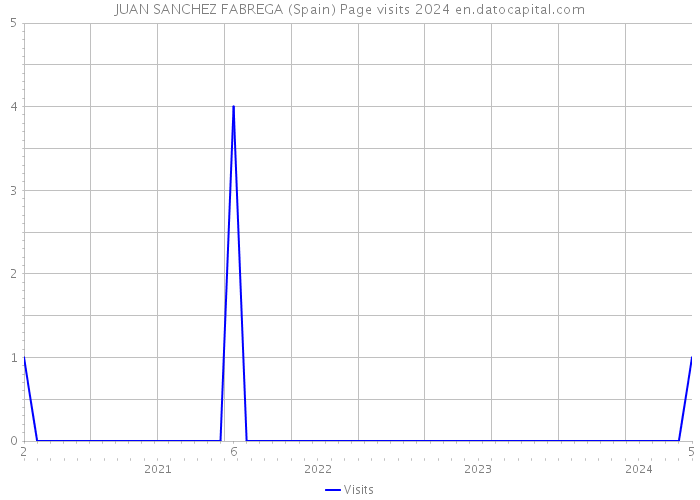 JUAN SANCHEZ FABREGA (Spain) Page visits 2024 