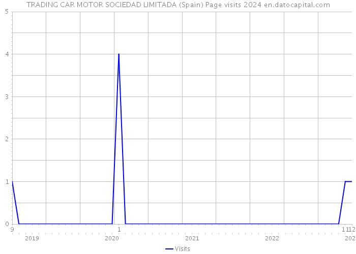 TRADING CAR MOTOR SOCIEDAD LIMITADA (Spain) Page visits 2024 