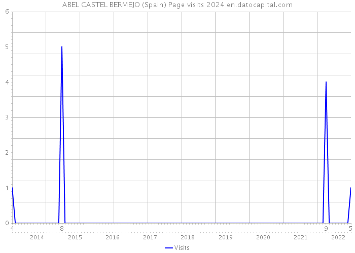 ABEL CASTEL BERMEJO (Spain) Page visits 2024 