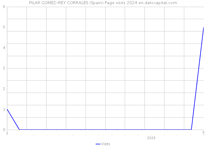 PILAR GOMEZ-REY CORRALES (Spain) Page visits 2024 