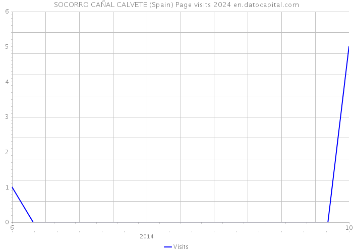 SOCORRO CAÑAL CALVETE (Spain) Page visits 2024 