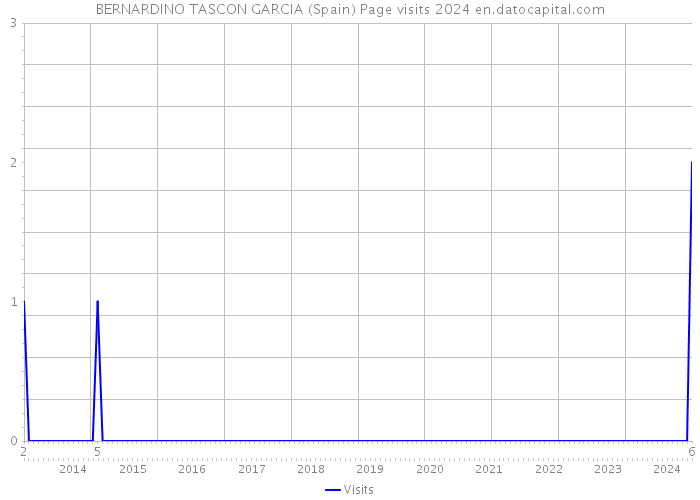 BERNARDINO TASCON GARCIA (Spain) Page visits 2024 