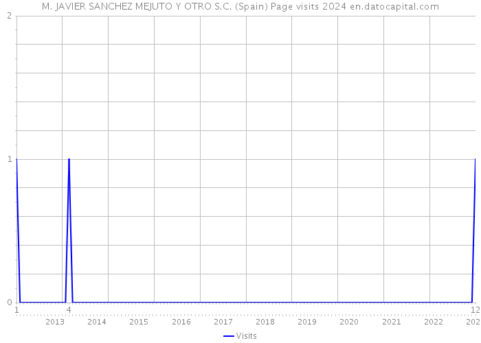 M. JAVIER SANCHEZ MEJUTO Y OTRO S.C. (Spain) Page visits 2024 