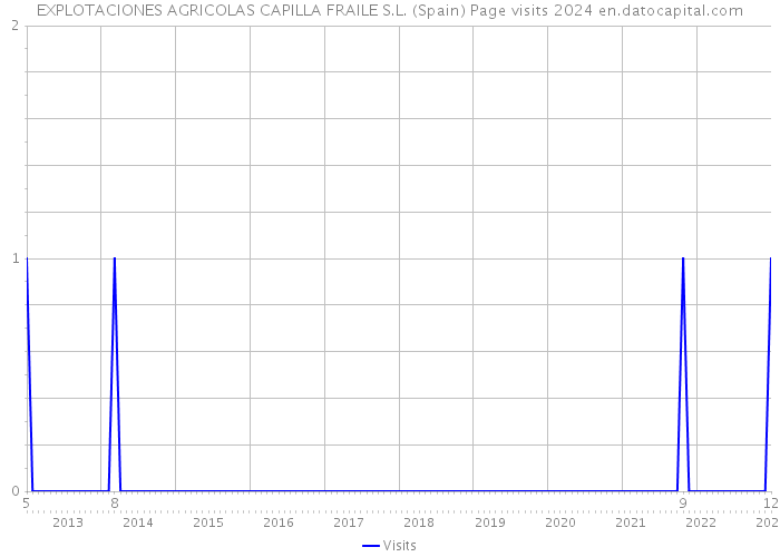 EXPLOTACIONES AGRICOLAS CAPILLA FRAILE S.L. (Spain) Page visits 2024 