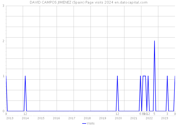 DAVID CAMPOS JIMENEZ (Spain) Page visits 2024 