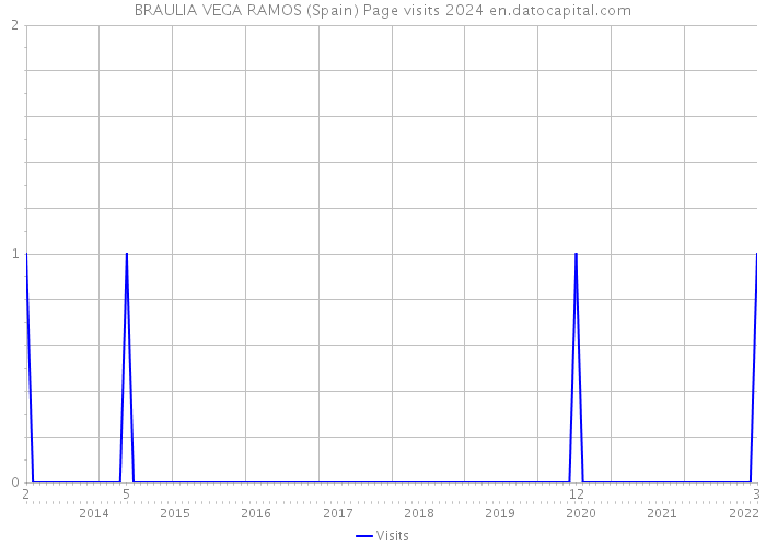 BRAULIA VEGA RAMOS (Spain) Page visits 2024 