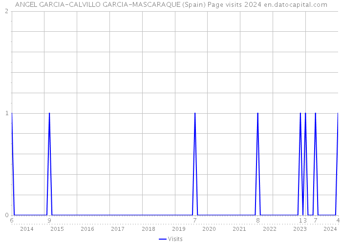 ANGEL GARCIA-CALVILLO GARCIA-MASCARAQUE (Spain) Page visits 2024 