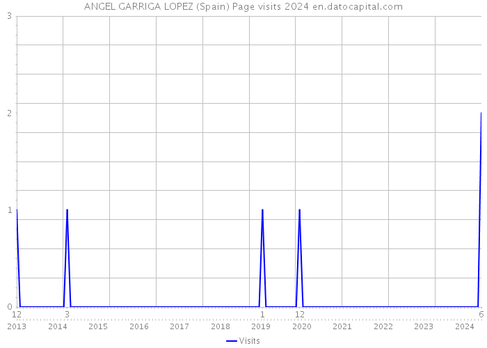 ANGEL GARRIGA LOPEZ (Spain) Page visits 2024 