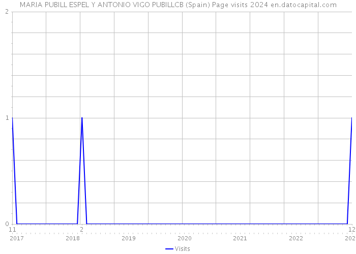 MARIA PUBILL ESPEL Y ANTONIO VIGO PUBILLCB (Spain) Page visits 2024 