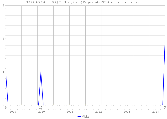 NICOLAS GARRIDO JIMENEZ (Spain) Page visits 2024 