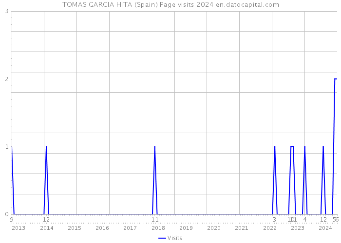 TOMAS GARCIA HITA (Spain) Page visits 2024 