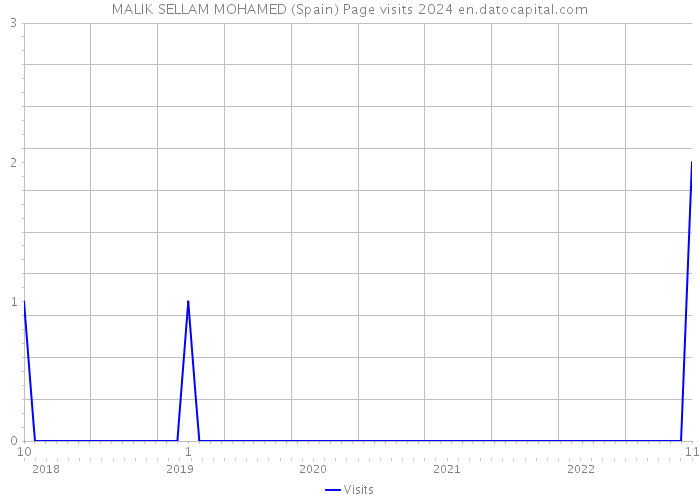 MALIK SELLAM MOHAMED (Spain) Page visits 2024 
