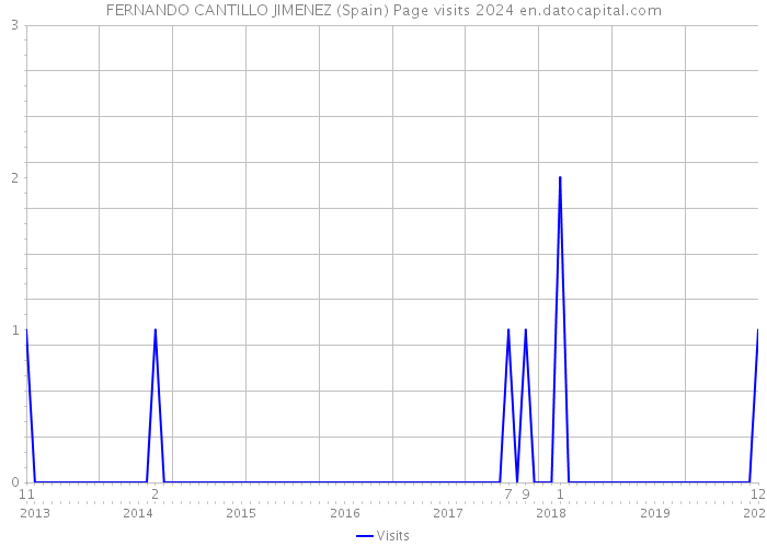FERNANDO CANTILLO JIMENEZ (Spain) Page visits 2024 