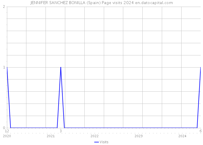 JENNIFER SANCHEZ BONILLA (Spain) Page visits 2024 