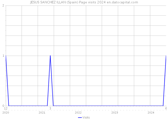 JESUS SANCHEZ ILLAN (Spain) Page visits 2024 