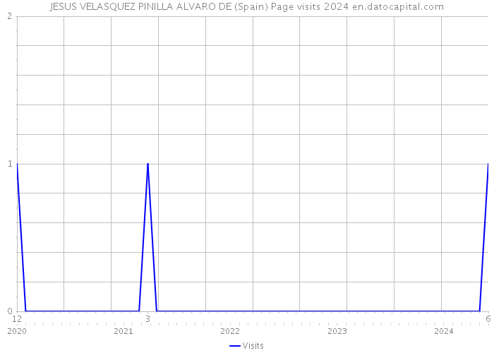 JESUS VELASQUEZ PINILLA ALVARO DE (Spain) Page visits 2024 