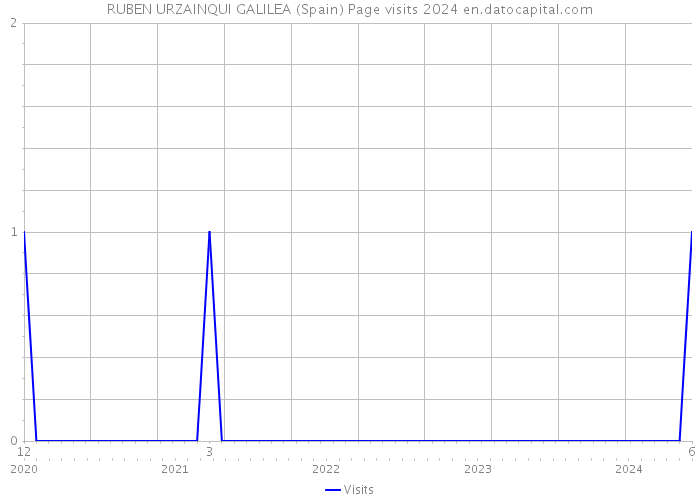 RUBEN URZAINQUI GALILEA (Spain) Page visits 2024 