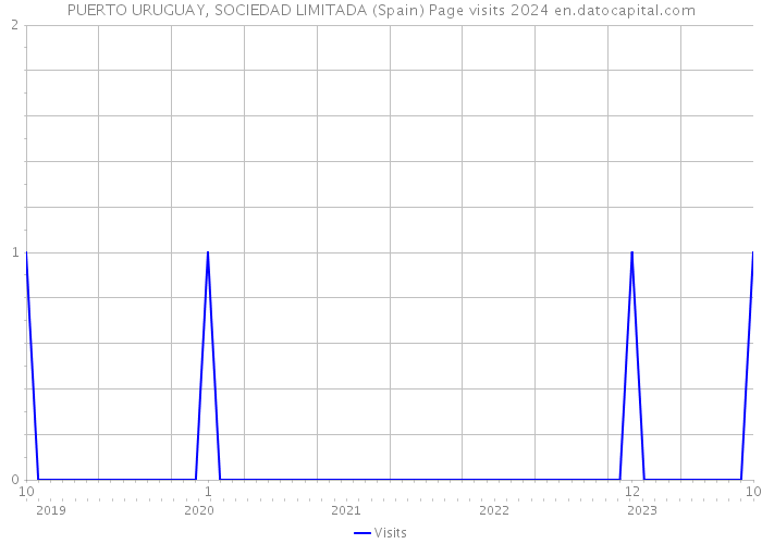 PUERTO URUGUAY, SOCIEDAD LIMITADA (Spain) Page visits 2024 