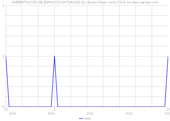 AMBIENTACION DE ESPACIOS NATURALES SL (Spain) Page visits 2024 
