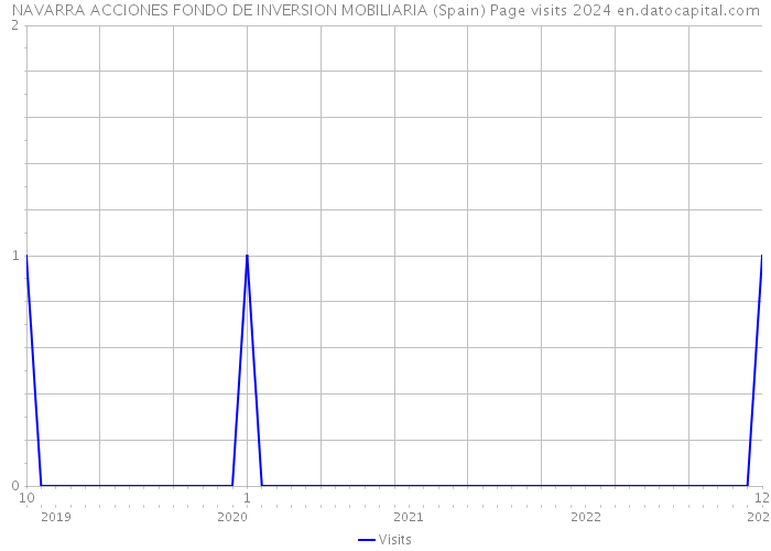 NAVARRA ACCIONES FONDO DE INVERSION MOBILIARIA (Spain) Page visits 2024 