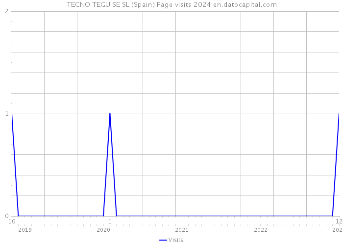 TECNO TEGUISE SL (Spain) Page visits 2024 