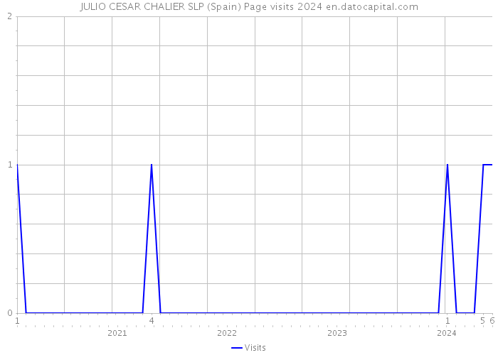 JULIO CESAR CHALIER SLP (Spain) Page visits 2024 