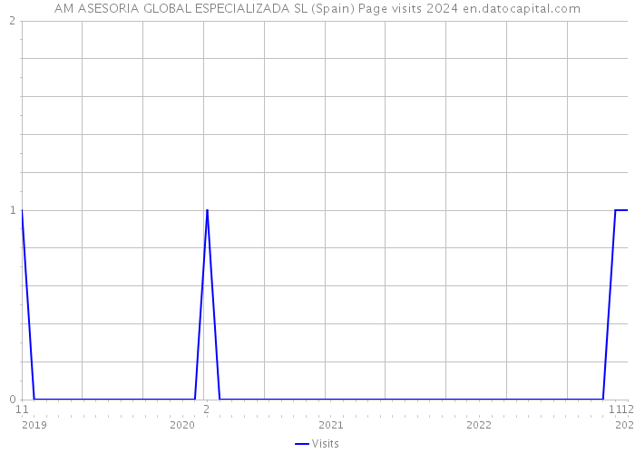 AM ASESORIA GLOBAL ESPECIALIZADA SL (Spain) Page visits 2024 