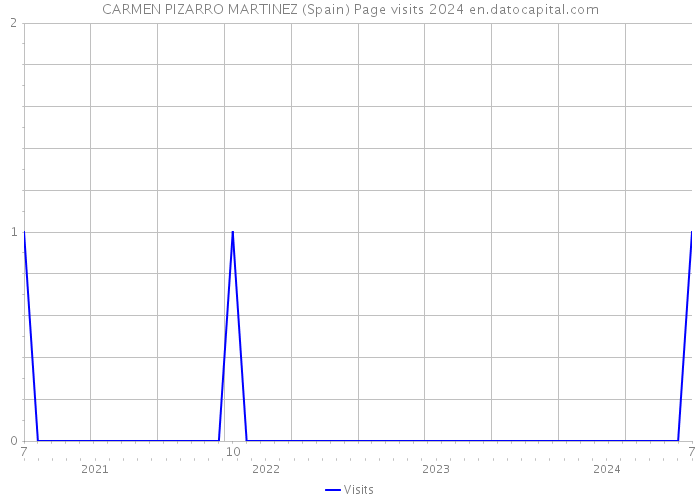 CARMEN PIZARRO MARTINEZ (Spain) Page visits 2024 