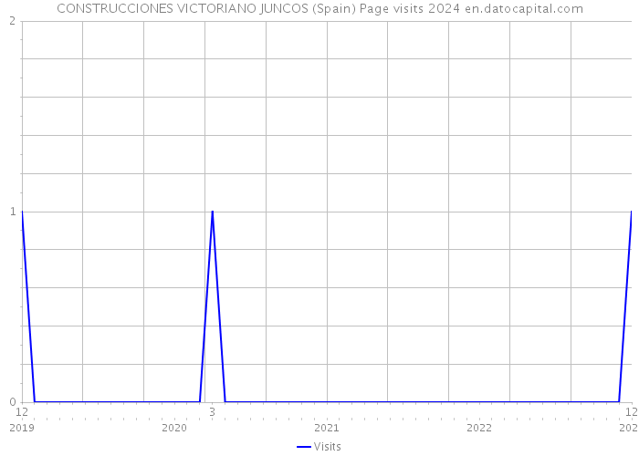CONSTRUCCIONES VICTORIANO JUNCOS (Spain) Page visits 2024 