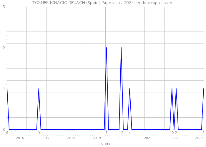 TORNER IGNACIO REXACH (Spain) Page visits 2024 