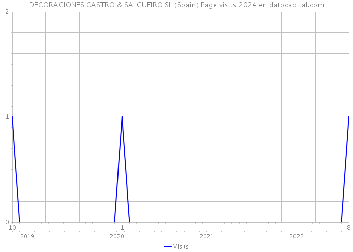 DECORACIONES CASTRO & SALGUEIRO SL (Spain) Page visits 2024 