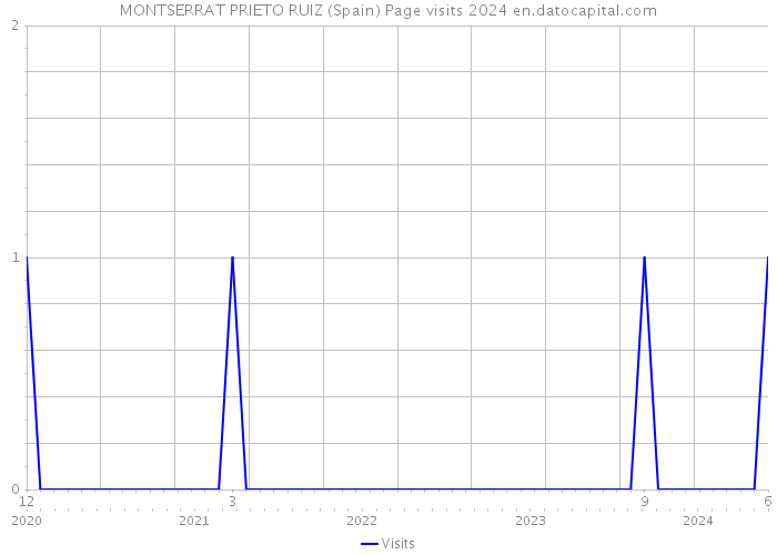 MONTSERRAT PRIETO RUIZ (Spain) Page visits 2024 