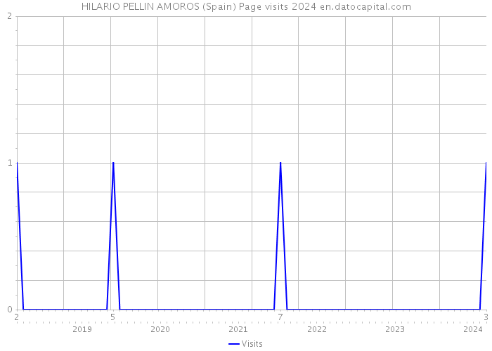 HILARIO PELLIN AMOROS (Spain) Page visits 2024 