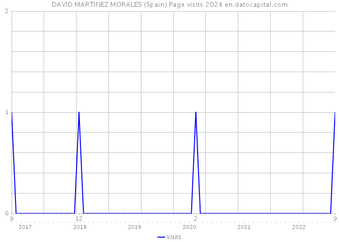 DAVID MARTINEZ MORALES (Spain) Page visits 2024 