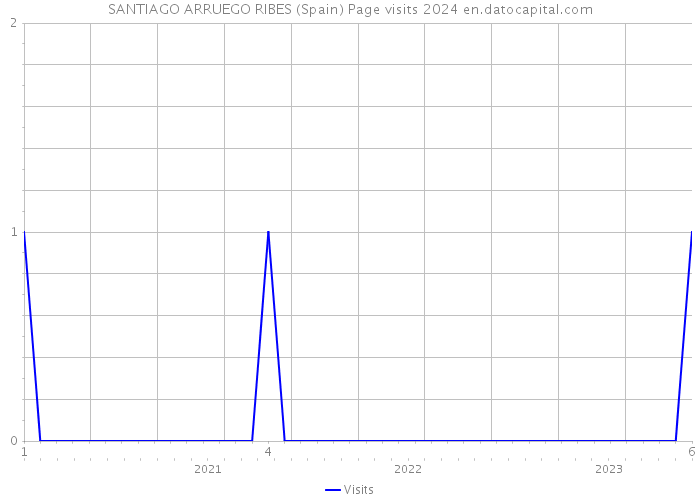 SANTIAGO ARRUEGO RIBES (Spain) Page visits 2024 