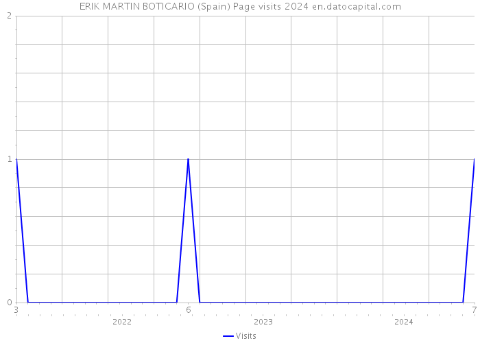 ERIK MARTIN BOTICARIO (Spain) Page visits 2024 