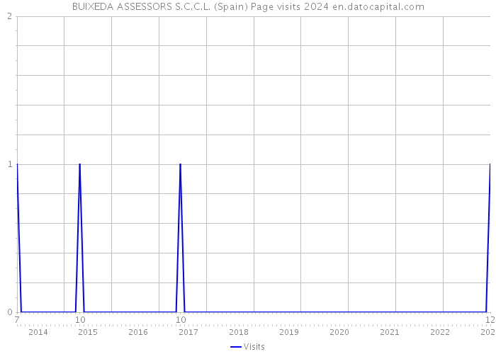 BUIXEDA ASSESSORS S.C.C.L. (Spain) Page visits 2024 