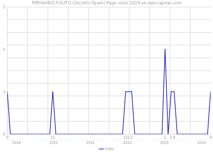 FERNANDO FOUTO GALVAN (Spain) Page visits 2024 