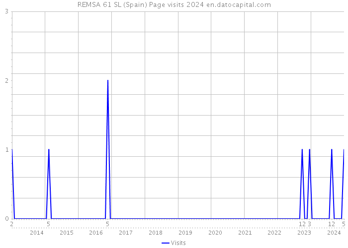 REMSA 61 SL (Spain) Page visits 2024 