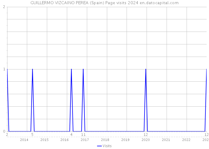 GUILLERMO VIZCAINO PEREA (Spain) Page visits 2024 