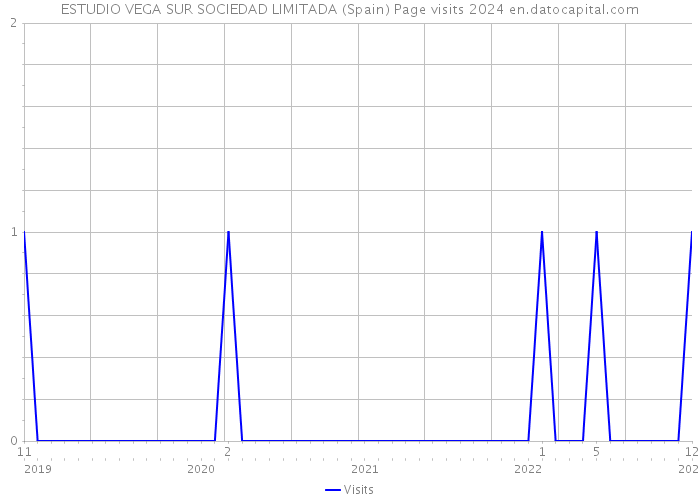 ESTUDIO VEGA SUR SOCIEDAD LIMITADA (Spain) Page visits 2024 