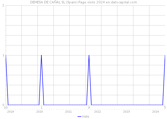 DEHESA DE CAÑAL SL (Spain) Page visits 2024 