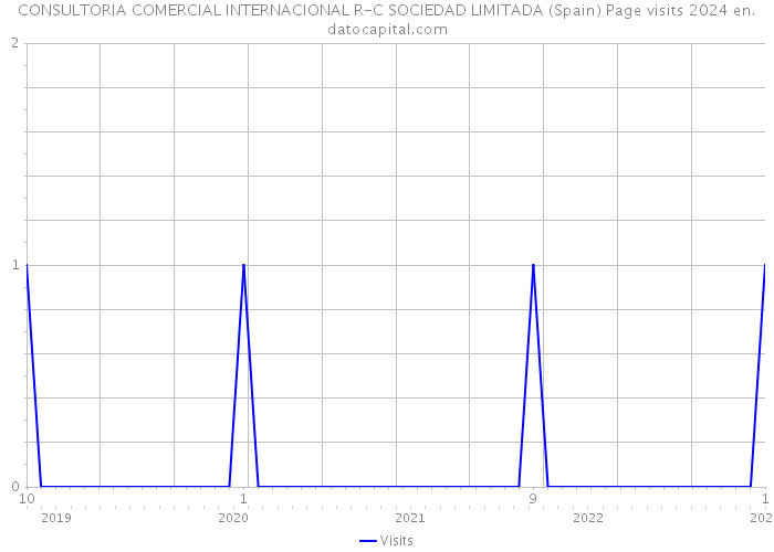CONSULTORIA COMERCIAL INTERNACIONAL R-C SOCIEDAD LIMITADA (Spain) Page visits 2024 