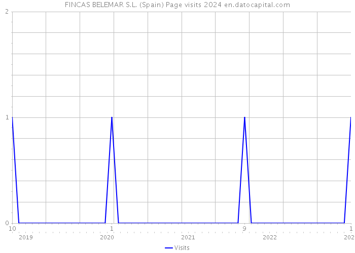 FINCAS BELEMAR S.L. (Spain) Page visits 2024 